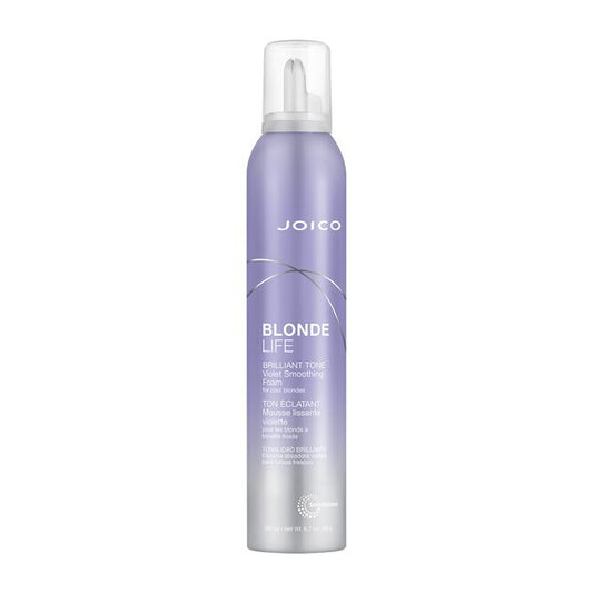 Joico Blonde Life Brilliant Tone Violet Smoothing Foam 6.7 oz - Sharp Looks Salon
