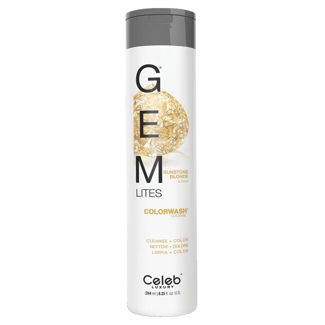 Celeb Luxury Gem Lites Colorwash Sunstone Blonde, 8.25oz - Sharp Looks Salon