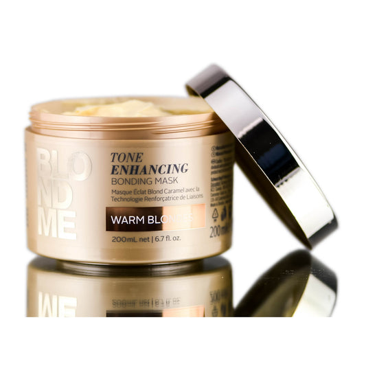 Schwarzkopf Blondme Tone Enhancing Bonding Mask For Warm Blondes 6.7oz - Sharp Looks Salon