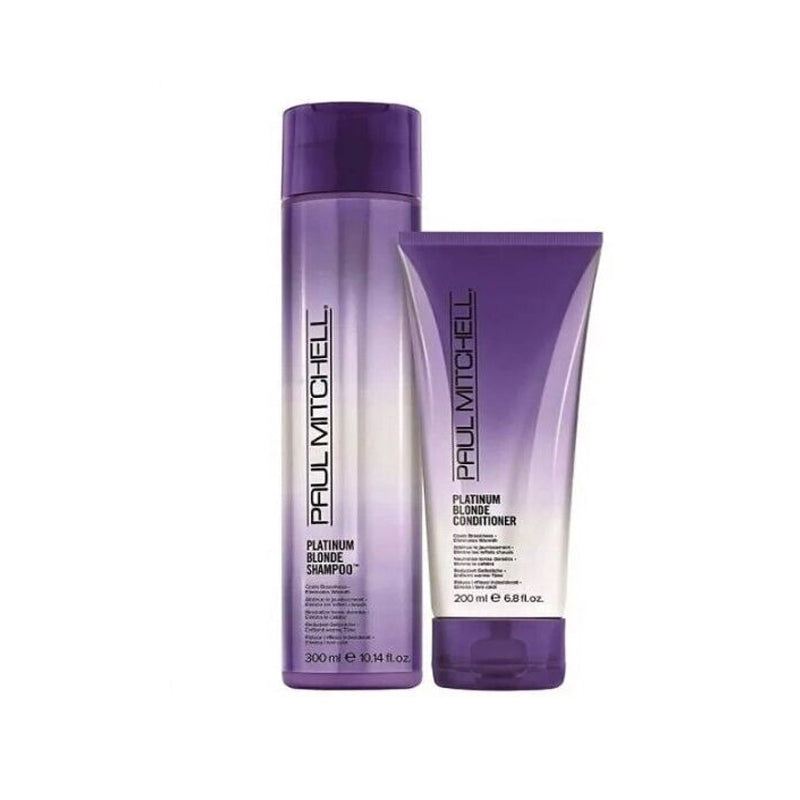 Paul Mitchell Platinum Blonde Shampoo 10.4oz & Conditioner 6.8oz Duo - Sharp Looks Salon