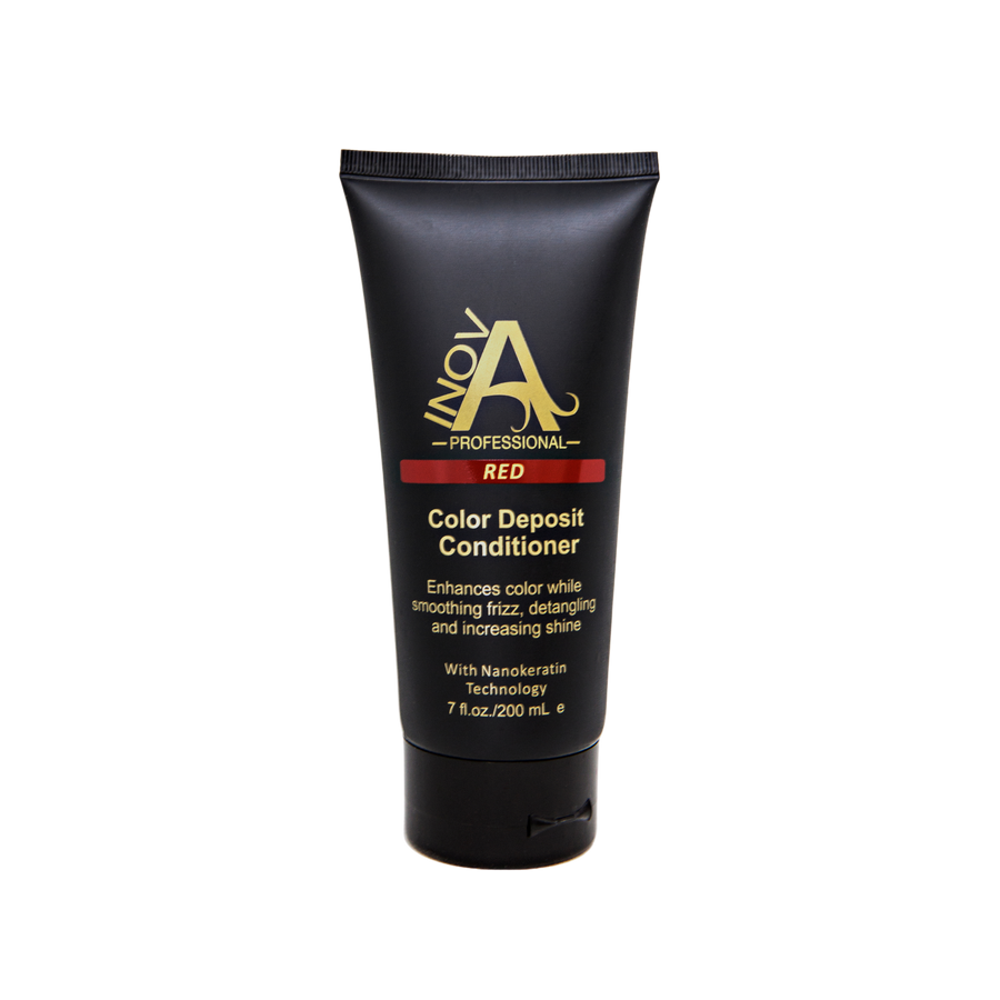 Inova Professional Color Deposit Conditioner, Red 7oz - Sharp Looks Salon