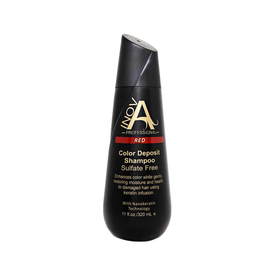 Inova Professional Color Deposit Shampoo, Red 11 oz - Sharp Looks Salon