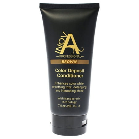 Inova Professional Color Deposit Conditioner, Brown 7oz - Sharp Looks Salon
