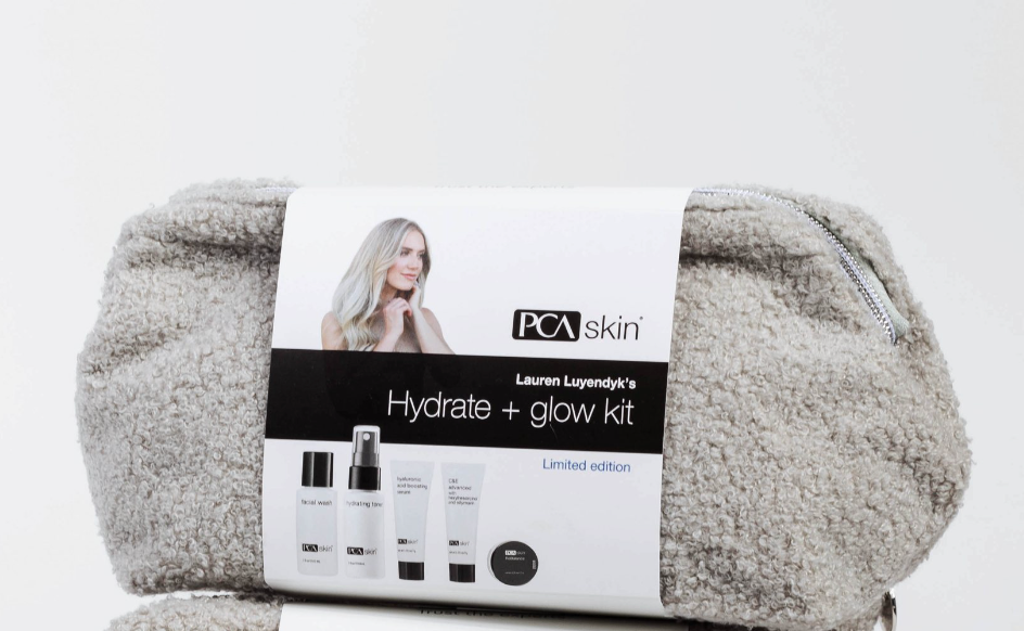 PCA Skin Lauren Luydendyk's Hydrate + glow Kit Limited Edition